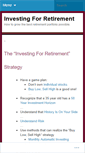 Mobile Screenshot of investingforretirement.info